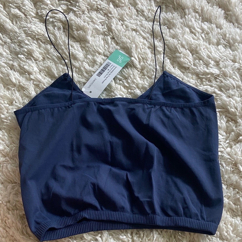 Free people Navy Blue skinny strap brami - Picture 4 of 6
